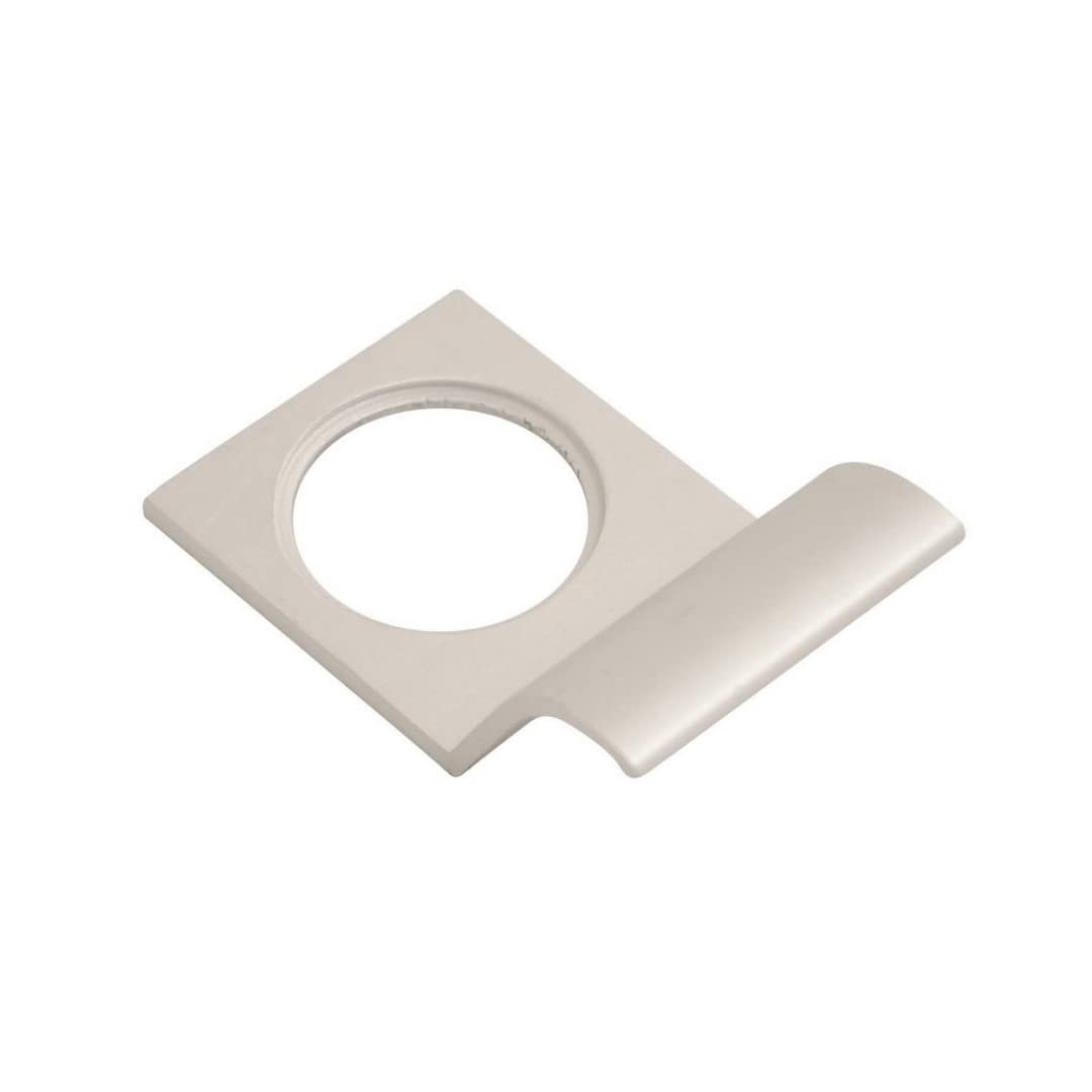 Vibe Satin Anodised Aluminium Cylinder Pull Square On Front Door Pull For Use On Doors For Security, Cylinder Lock With Curved Finger Grip, Latch Pull, Front Door Handle For Cylinder Locks