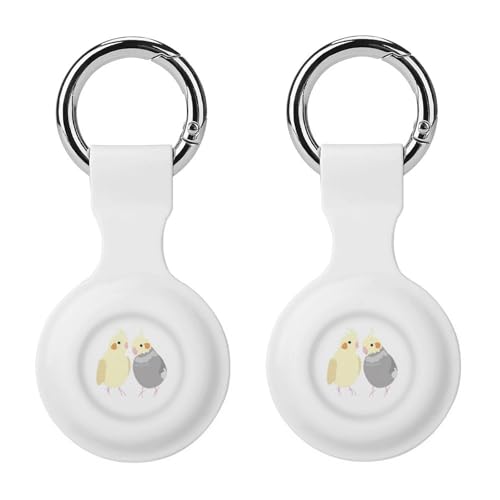 AirTag�Ή� �V���R���ی�P�[�X �L�[�����O�t�� ��C�̃I�J���C���R �J�o�[ �Ռ��z�� �y�� �ǐՃ^�O�p �A�N�Z�T���[ �����h�~