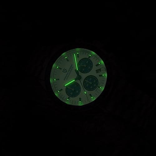 Pagani Design 1701 Watches for Men, Chronograph, VK63 Japanese Quartz Movement, Stainless Steel Bracelet, Water Resistant to 330 Feet（100m）, Sapphire Glass Sports Watch for Men.