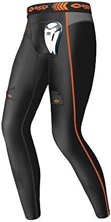 Shock Doctor Boy's Compression Hockey Pant w/BioFlex Cup Black M