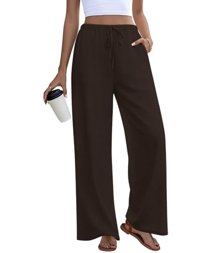 Anymeet Clothes for Women Trendy Wide Leg Clothes Vacation Outfits