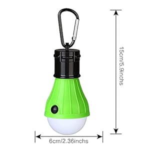 Yizhet Lampada LED da Campeggio, 4 Pezzi Tenda LED Luce Lanterna da Campeggio Lampada di Emergenza Tenda Lampada Portatile Impermeabile per l'escursionismo, Pesca, Alpinismo - immagine 7