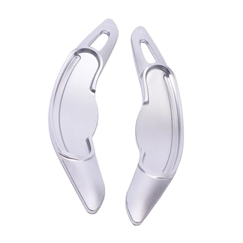 �V�t�^�[�G�N�X�e���V���� Compatible With Mini For MK3 F54 F55 F56 F57 For F60 For Cooper For Clubman �V�t�g�p�h�� �Ԃ̃X�e�A�����O�z�C�[���p�h���G�N�X�e���V����(Silver)