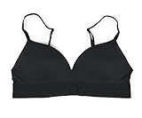 Victoria's Secret Pink Wear Everywhere Wireless Push-Up Bra 38C Black Solid