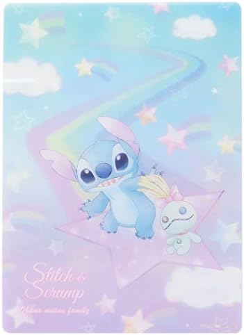 Amazon Co Jp リロ スティッチ 下敷き パジャマパーティー 星空の夜 ディズニー かわいい 文房具 オフィス用品