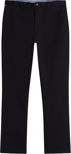 Tommy Hilfiger Herren Chino Hose Dover Essential Regular Fit mit Stretch, Black (Schwarz), 29W/36L – Ansicht 6