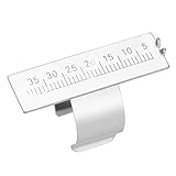 Escala milimétrica para medir longitudes de instrumentos de endodoncia.