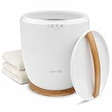 Handtuchwärmer Elektrisch Natur – Kompakter Handtuchheizkörper mit Timer & Überhitzungsschutz, Towel Warmer, Energiesparend & Mobil, Für Zuhause, Spa, Hotel oder Wellnessbereich