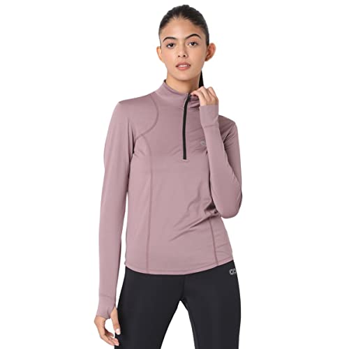 Image of Silvertraq Women's Athleisure Runner Zip Neck T-Shirt