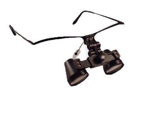 Rose Micro SolutionsRM 20L-HF Loupe on Half Frame, 2.0X Magnification, Long, Black