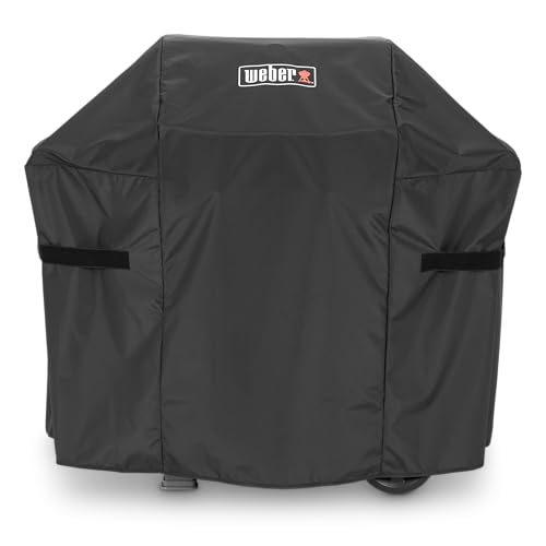 Weber Premium Outdoor Grill Cover, Black – Water‑Resistant Cover for Spirit 2 & 3‑Burner Gas Grills (2025+), Spirit II 2‑Burner (2016–2024), Fits Any Grill Widths Up to 48 Inches - Grill Accessories - image 1