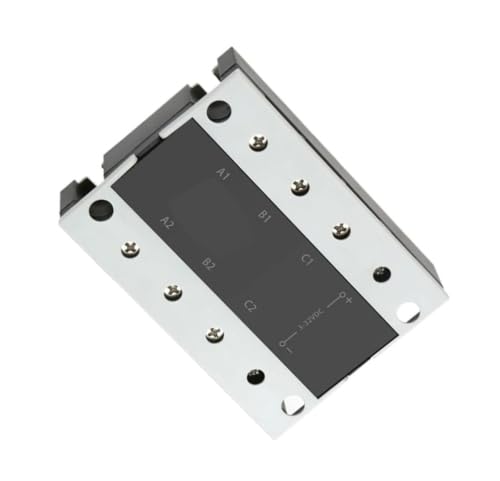 Relais statique triphasé SSR-3 D38100 DC-AC 100A pour automatisme et armoire électrique