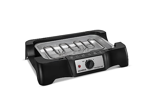 Churrasqueira Elétrica, Mondial, Preto, 1500W, 220V - CH-07