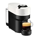 Krups XN9201 Nespresso Vertuo Pop Kaffeekapselmaschine | Kapazität: 560 ml | automatische Kapselerkennung | One-Touch-System | 4 Tassengrößen | verkürzte Aufheizzeit | nachhaltig | Coconut White
