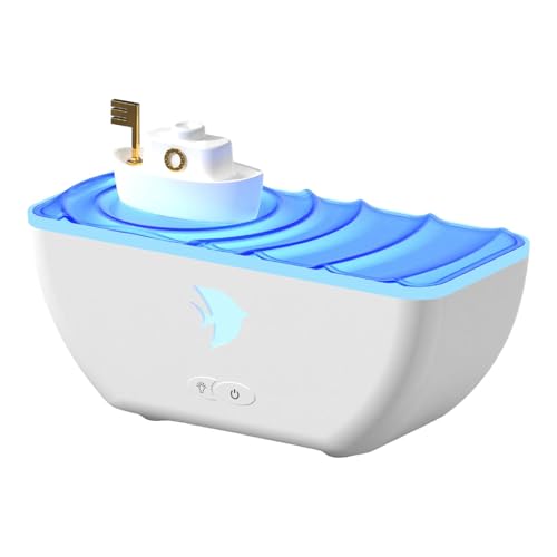 Humidificateur de bureau mignon et diffuseur d'arômes LED - 2