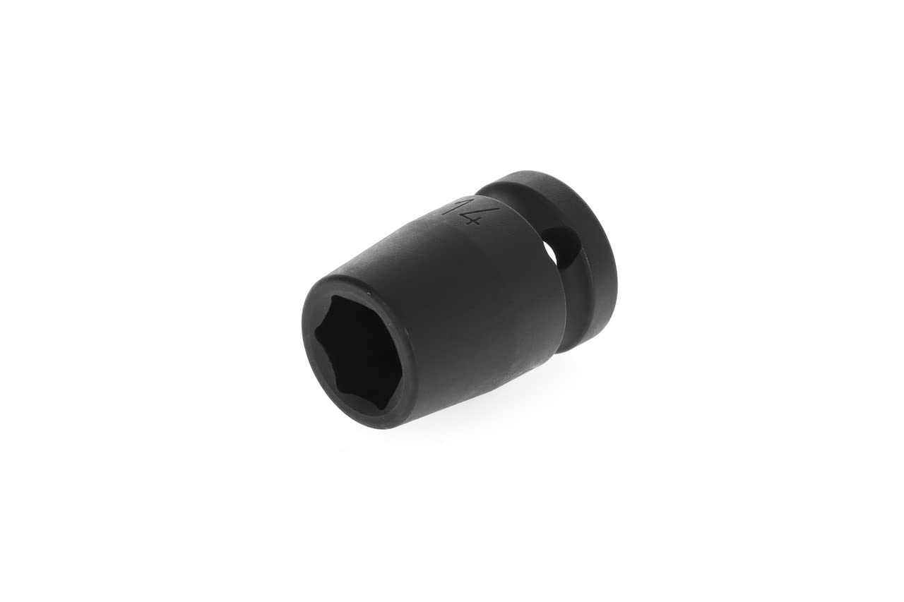 GEDORE Impact wrench socket, Socket, 1/2" 12.5 mm drive, Hex UD profile, SW 14 mm, Machine-operated, Automotive, K19 14