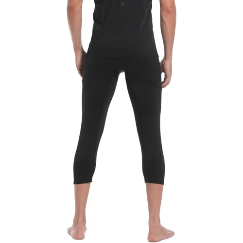 3 Pack Men's Compression Pants, Athletic Tight, Leggings Gym Base Layer Bottoms for Running Workout Sports3