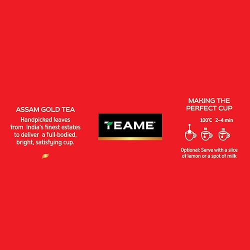 Image of TE-A-ME Assam Gold Tea Bags 100 Pcs | Assam Chai