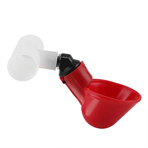 Gefl黦elvogel Wasserspender, 5 St點k Automatische H黨nertrinker Tr鋘ken Gefl黦el Plastik Wasserbecher Schalen Spender f黵… – Bild 8