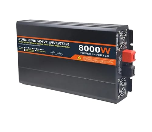 Onduleur solaire 24V 220V 8000W pour l'autonomie en van et camping-car isolé