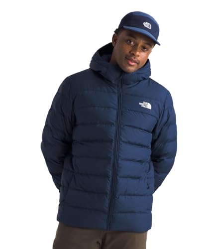 Image of THE NORTH FACE Men's Aconcagua 3 Hooded Jacket | Insulated, Wind & Water Resistant, Attached 3 Piece Hood With Cinch Cord