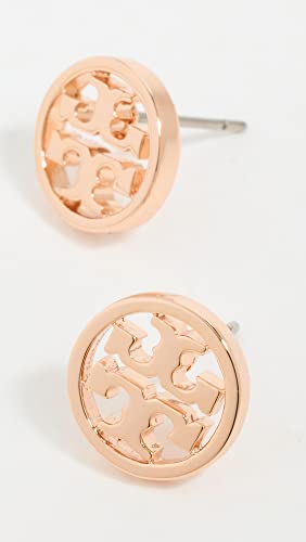 Image of Tory Burch Women's Icon Circle Stud Earrings
