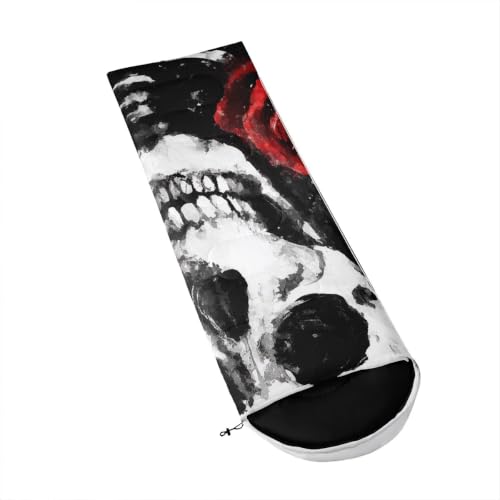 Erosebridal Sugar Skull Sleeping Bag Boho Floral Camping Sleeping Bag miniatura 3
