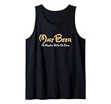 Malt Beer Shirt, Happiest Drink on Earth Fun Cerveza Parodia Camiseta sin Mangas