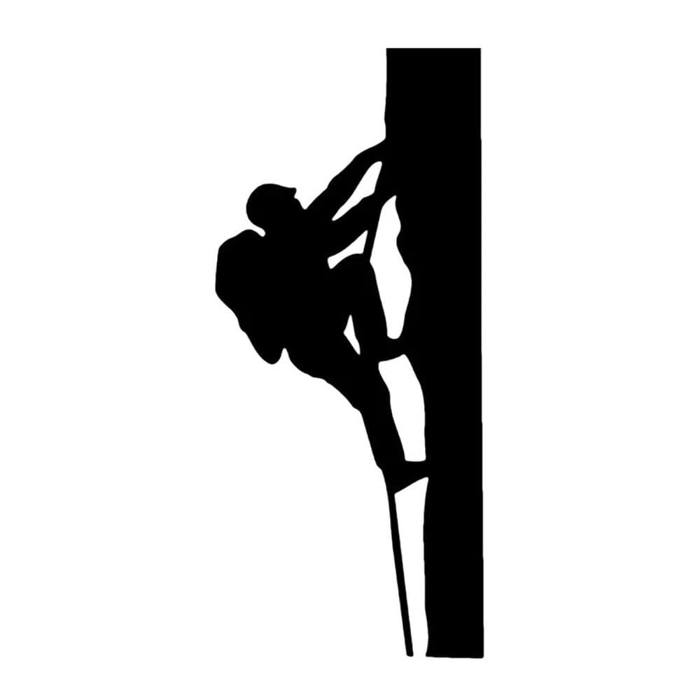 Auto Accessory Climbing Car Sticker Vinyl Decal Car Auto Stickers for Bumper Rear Window(Black)