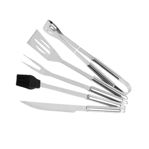 Set de 5 piezas para barbacoa en acero inoxidable miniatura 1