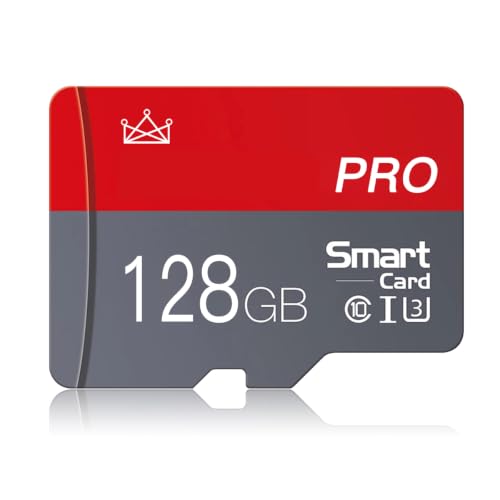 128GB Micro Memory Card Class 10 Memory Cards Mini TF Card with Adapter for Smartphones/Tablet/Drone/Game Console