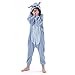 Beauty Shine Onesie Cartoon Animal Costume One Piece Pajamas Cosplay Halloween Christmas Sleepwear Jumpsuit Homewear (US, Age, 8 Years, Stitch)