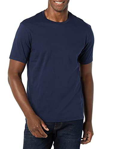 Image of Amazon Essentials Men's Slim-Fit Crewneck Short Sleeve Cotton T-Shirts