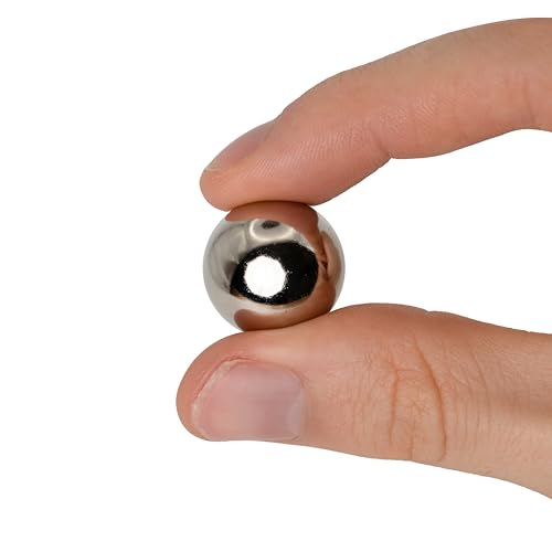 N42 Neodymium Sphere Magnet for Arts, Crafts, Model Making, DIY, Hobbies, Office and Home - 19mm dia - 4.4kg Pull (Pack of 1)