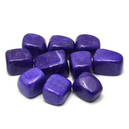 CrystalAge Purple Howlite Tumble Stone (20-25mm) - Pack of 10
