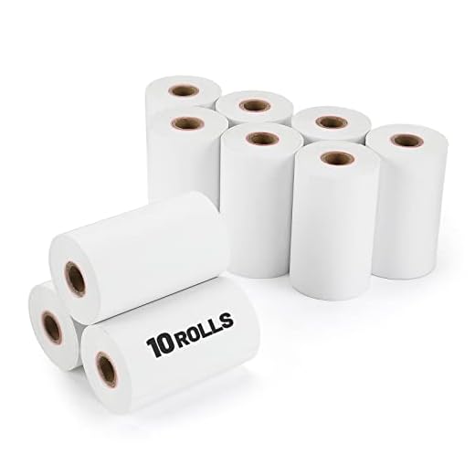 Termiskt papper 58 x 30 mm x 10 rullar termopappersrullar Munbyn skivrullar termorrullar rullar rullar termo bonpapper termiskt papper för termoskrivare alla 58 mm skrivare från Munbyn