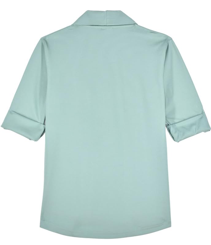 Image of Boys Full Sleeves Solid Shrug and T-Shirt