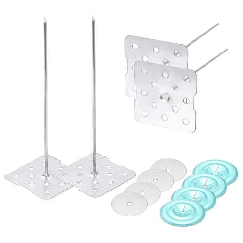 Clavos de aislamiento perforados PATIKIL de 5.1 pulgadas con arandelas para paneles de espuma 2