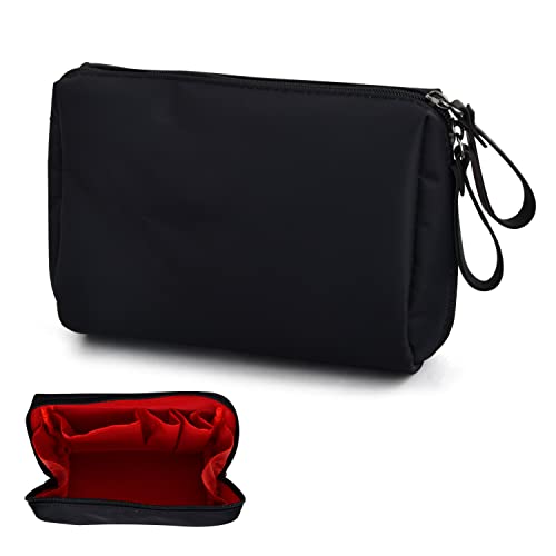 WCGXKO Kosmetiktasche Für Damen – 'Perfect Timing 1920', Reißverschluss, Marmor Design