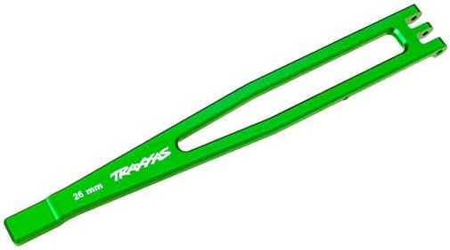 Traxxas 8327-GRN - Aluminum Battery Hold-Down, Green