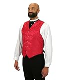 Historical Emporium Men's Satin Floral Dress Vest