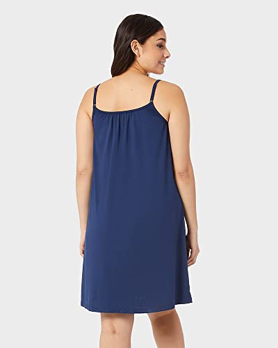 Image of 32 Degrees Women's Cool Flowy Bra Dress | with Built-in Cups | Relaxed Fit | Adjustable Spaghetti Strap