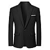 MAGE MALE Men’s One Button Blazer Casual Solid Color Suit Jacket Slim Fit Lightweight Sport Coats Blazers