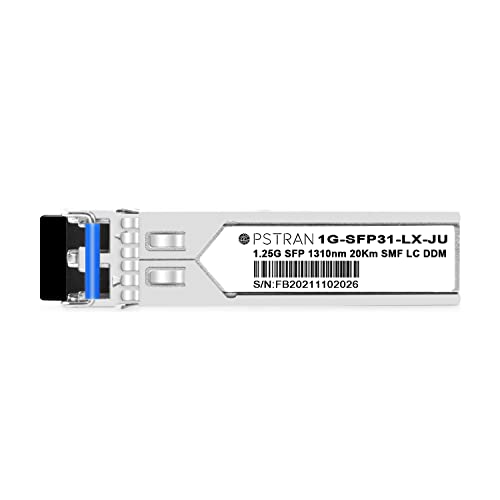 Image of 1.25G SFP LX for Juniper QFX-SFP-1GE-LX EX-SFP-1GE-LX SRX-SFP-1GE-LX 1000Base-LX /LH Single-Mode Mini GBIC 1310nm SMF 10km /20km LC DOM Transceiver Module
