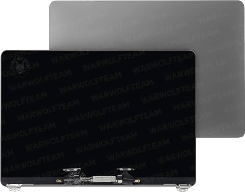 Image of 13.3 inch New Replacement for MacBook Pro M1 2020 A2338 EMC 3578 MYD83 MYD92 MYDA2 MYDC2 LCD Screen Retina Display Full Top Assembly (Gray)