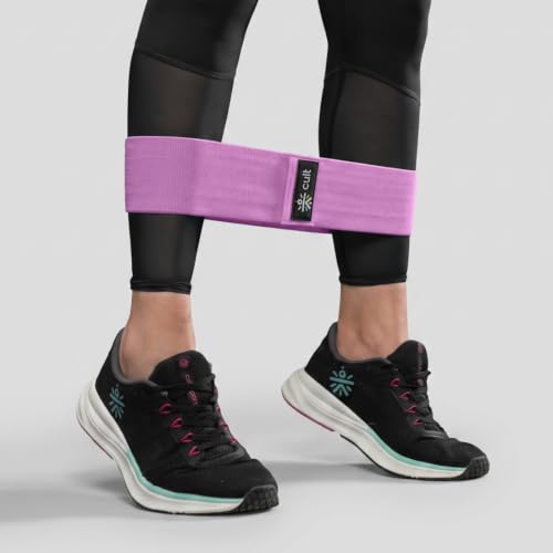 Image of Cult Hip Resistance Band, Anti-Slip Cotton Exercise Band, Heavy Resistance (40-50 lbs) for Glute Activation, Strength Training, Home Gym & Fitness