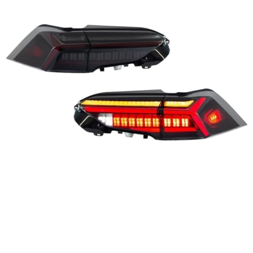 Feu Arrière pour Toyota RAV4 2019-2025 avec Clignotant Séquentiel LED et Animation de Démarrage Noir