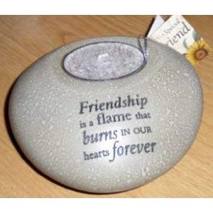 A Special Friend - Embossed Rock Candle