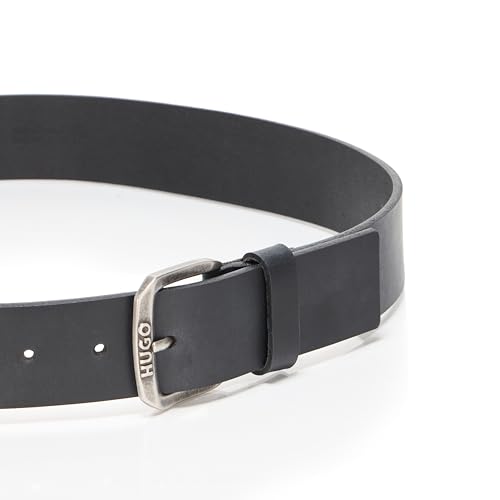 HUGO mens Berker Round Buckle Leather Belt3