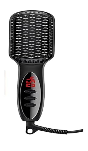 Cepillo eléctrico alisador de cabello con cerámica miniatura 2